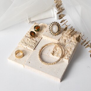 首饰展示架托盘耳环架戒指架手镯服装店陈列拍摄道具珠宝柜台摆件