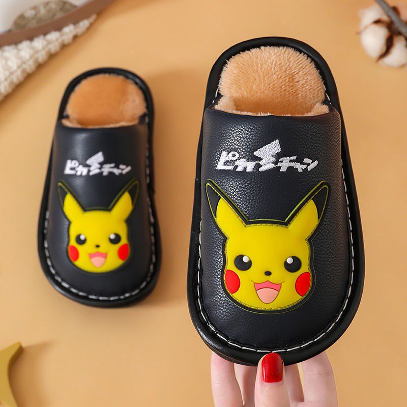 女童拖鞋2021年新款棉鞋男孩儿童小孩大童冬季冬T款毛绒保暖棉拖