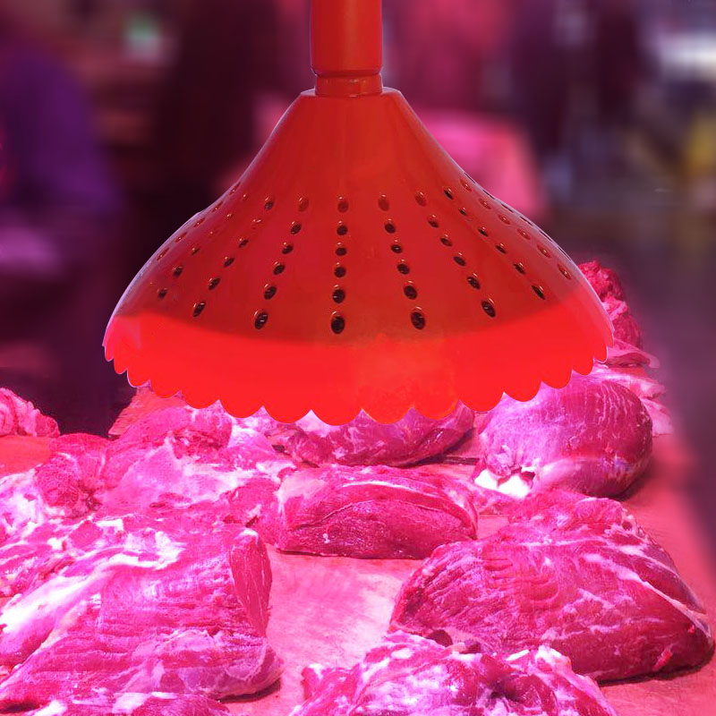 新品led生鲜灯卖肉专用灯猪肉鲜肉照肉灯牛羊肉灯遥控调色红白品