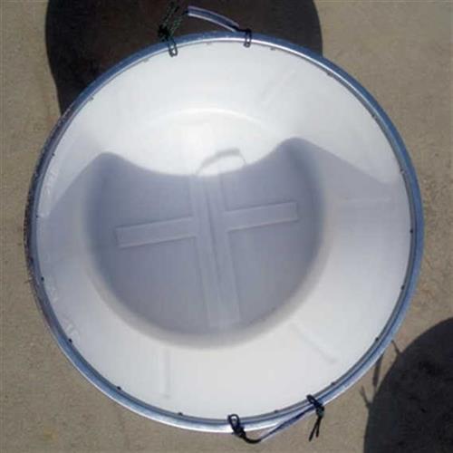 特厚鱼桶水产养殖装鱼海鲜塑料桶带把手圆桶牛筋矮水桶养鱼专用桶