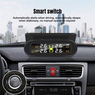 Car Tire Pressure Sensor SB Solar Charging Psi Tyre Pressure