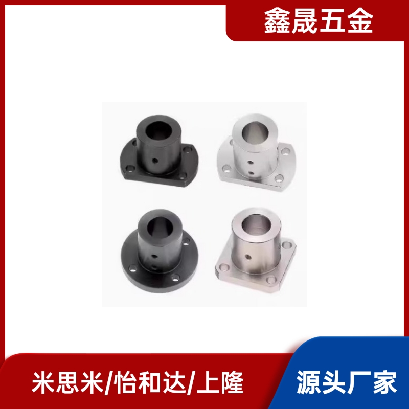 导向轴支座钢制轴固定座圆法兰方法兰切边顶丝光轴支撑25 STHRB-8