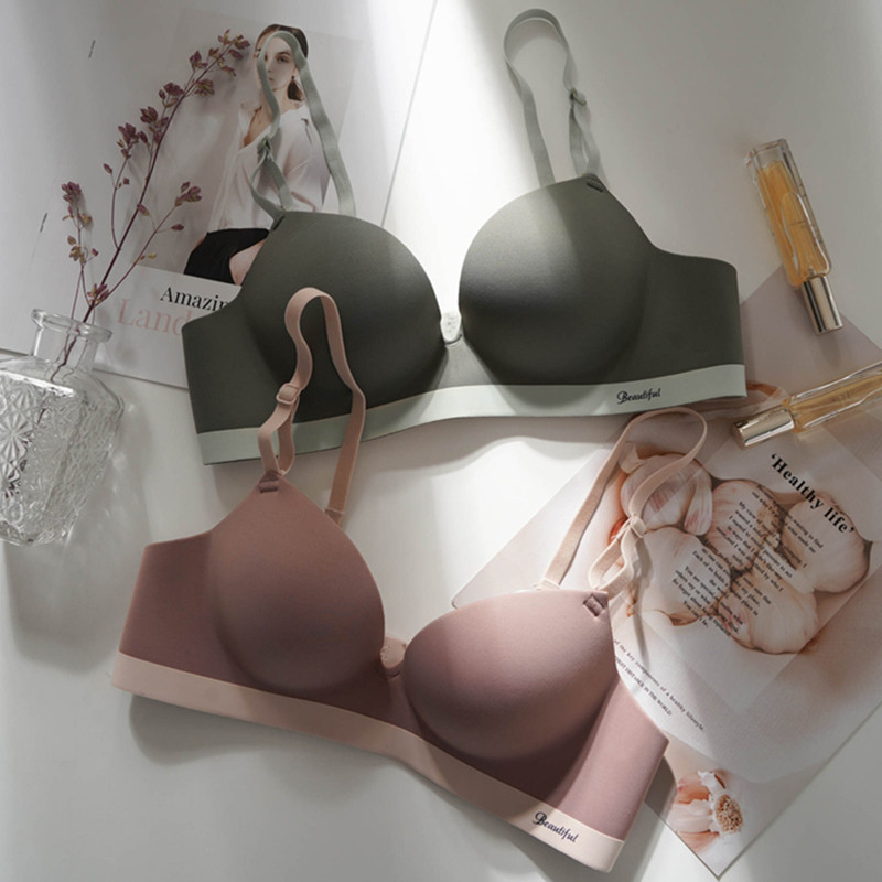 内衣裤套装聚拢文胸套装无钢圈一片式糖果色少女小胸罩调整型,女士内衣/男士内衣/家居服,文胸套装,淘宝优惠券,粉丝福利购,淘宝优惠卷