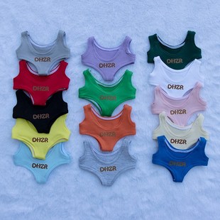 10cm20cm娃衣泳装 连体衣t恤可爱15厘米棉花娃娃玩偶公仔衣服现货