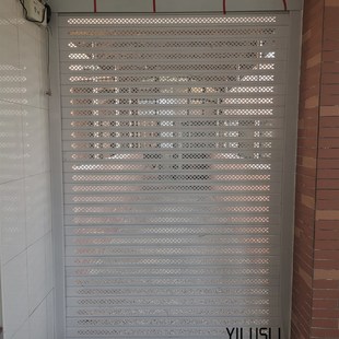 欧式 采光通风透气遥控卷闸 电动铝合金卷帘门 家用防盗自动卷帘窗