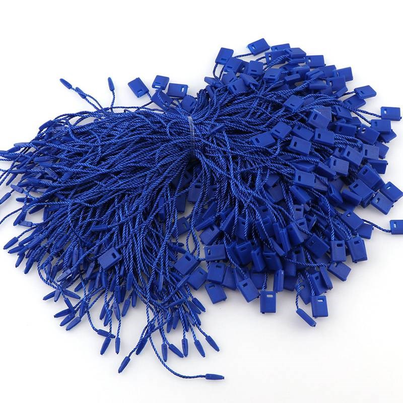 300Pcs Square Clothes Tag Rope 11 colors Cords Polyester Han