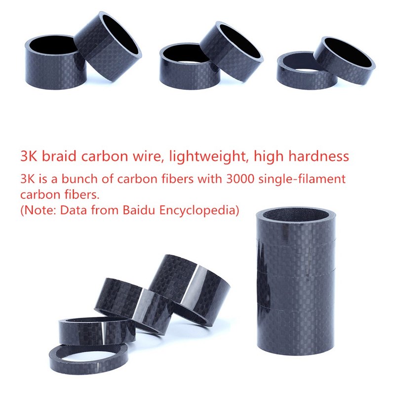 5pcs/set RISK Mountain Road Bike Bicycle Headset Stem Carbon