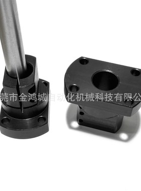 光轴支撑固定底座导向轴支座切边法兰钢制TLSB TLSM 不锈钢TLSS