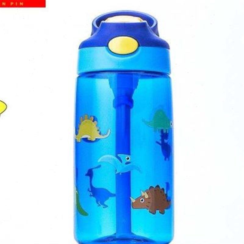 儿童吸管杯防摔水杯幼儿园学生杯子防漏宝宝水壶鸭嘴杯刻字