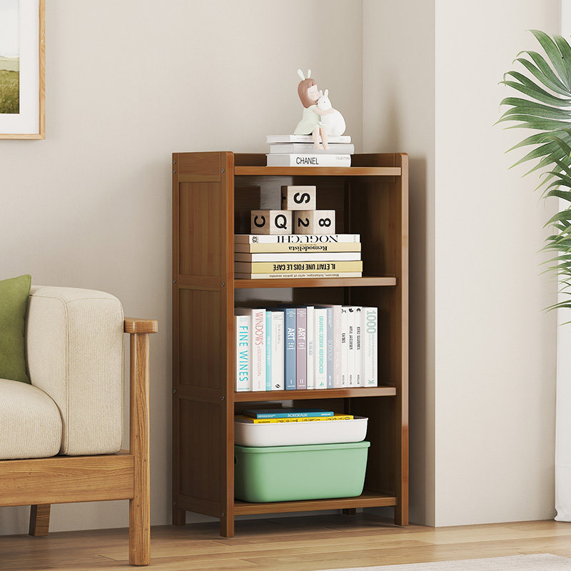 简易置物架沙发边角架家用省空间神器竹木夹缝窄书架多层收纳层架,住宅家具,搁板/置物架/家用陈列架,淘宝优惠券,粉丝福利购,淘宝优惠卷