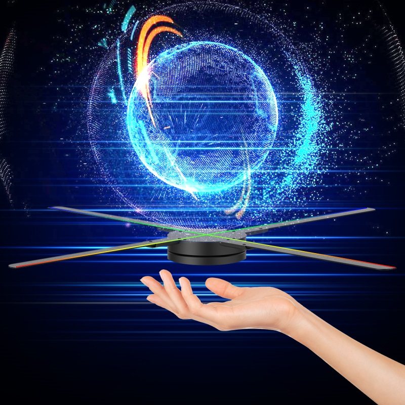 coeus裸眼3d全息投影仪广告机空气成像k立体悬浮全息风扇无屏显示