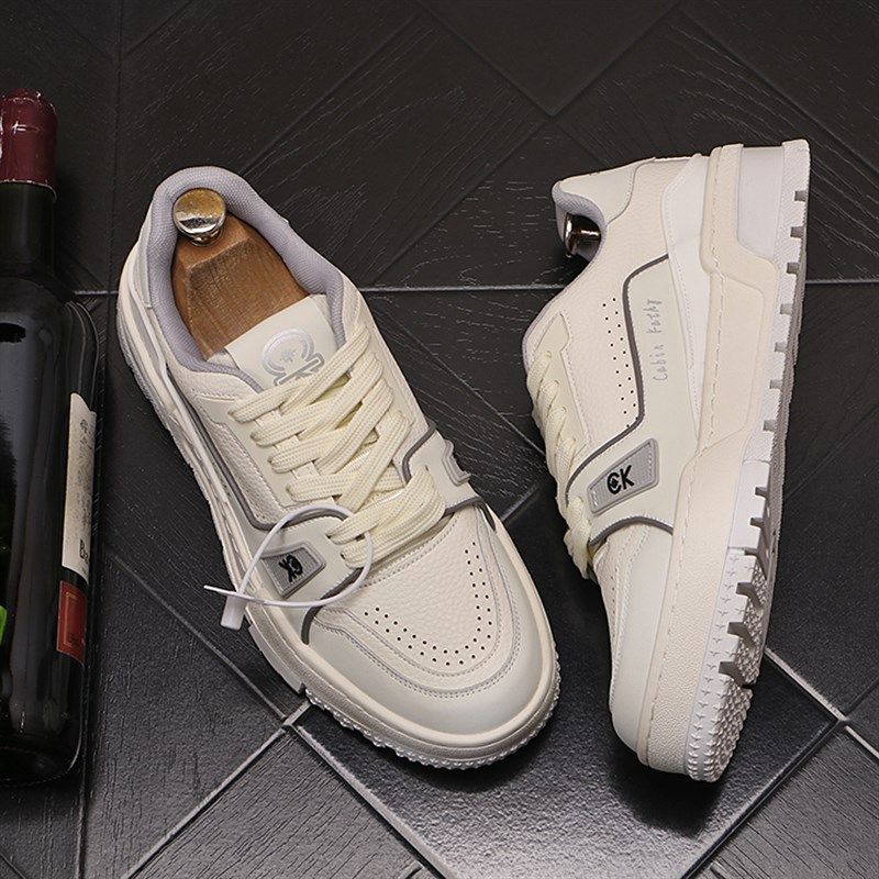 板鞋透气个性小白鞋百搭拼色韩版潮流运动休闲鞋青少年时尚男鞋,流行男鞋,休闲板鞋,淘宝优惠券,粉丝福利购,淘宝优惠卷