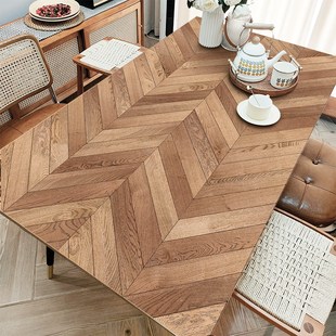 原木风仿木纹桌布防水防油防烫隔热垫餐桌垫高级感皮革茶几垫台布