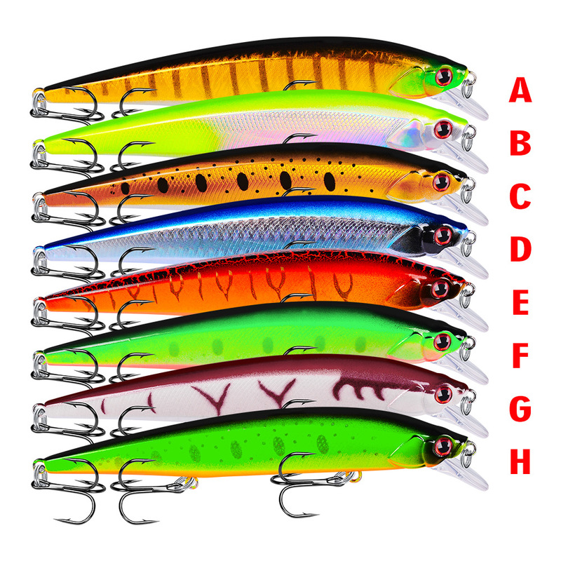 1PCS Bionic Minnow Fishing LuAre Bass Trolling Artificial Ha