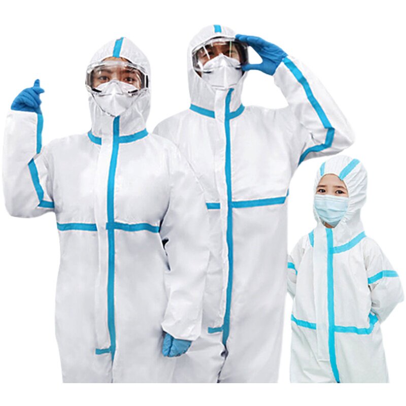 防护服连体全身儿童小孩隔离衣坐飞机用一次性防化防工Y作疫服男图片