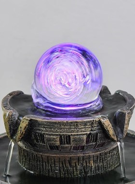 八方来财风水轮流水喷泉摆件循环水办公桌装饰客厅桌面招财凤水球