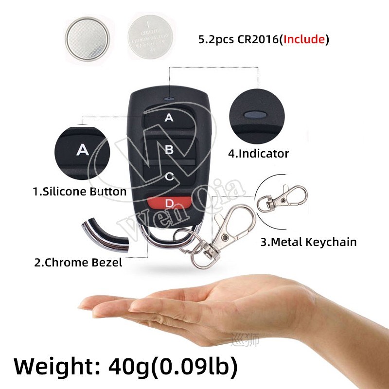 Universal Wireless Remote Control Switch 433MHz DC 6V12V 24V
