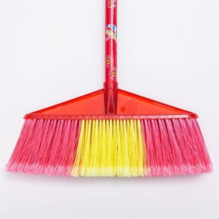 三角开毛硬毛扫把 百货清洁用品塑料扫把家居清洁扫帚