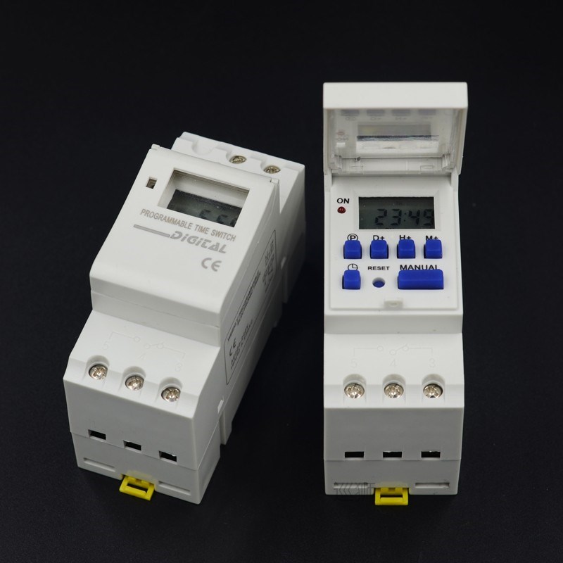 AHC15 AC 220V Digital LCD Power Timer Programmable Time Swit