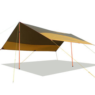 原始狼户外天幕帐篷沙滩帐篷多人遮阳棚户外凉棚雨篷沙滩雨篷遮阳