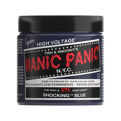 Manicpanic mp染发膏斑B蓝女流行色纯植物无刺激在家染发染发剂