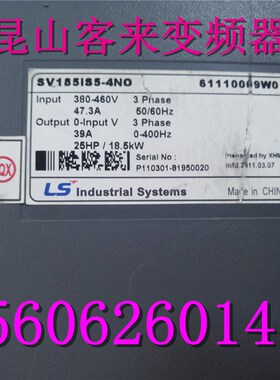 原装拆机变频器 18.5KW 380V SV185IS5-4N0 质量保证SV185IS5-4NO