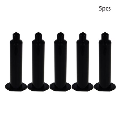 New 1~5pcs Black Cartridge Dispensing Syringe 10cc/30cc/55cc