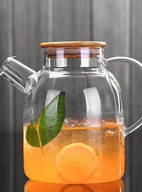1L/1.8L Big Transparent Borosilicate Glass Teapot Heat-Resis