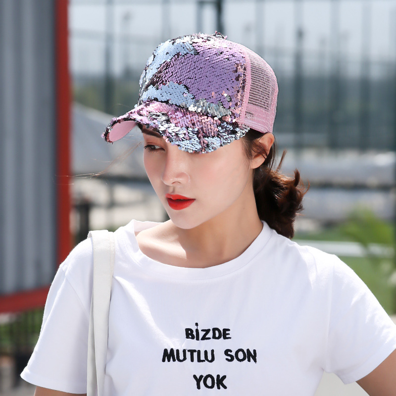 推荐Mesh breathable duck tongue cap summer thin female sunsh