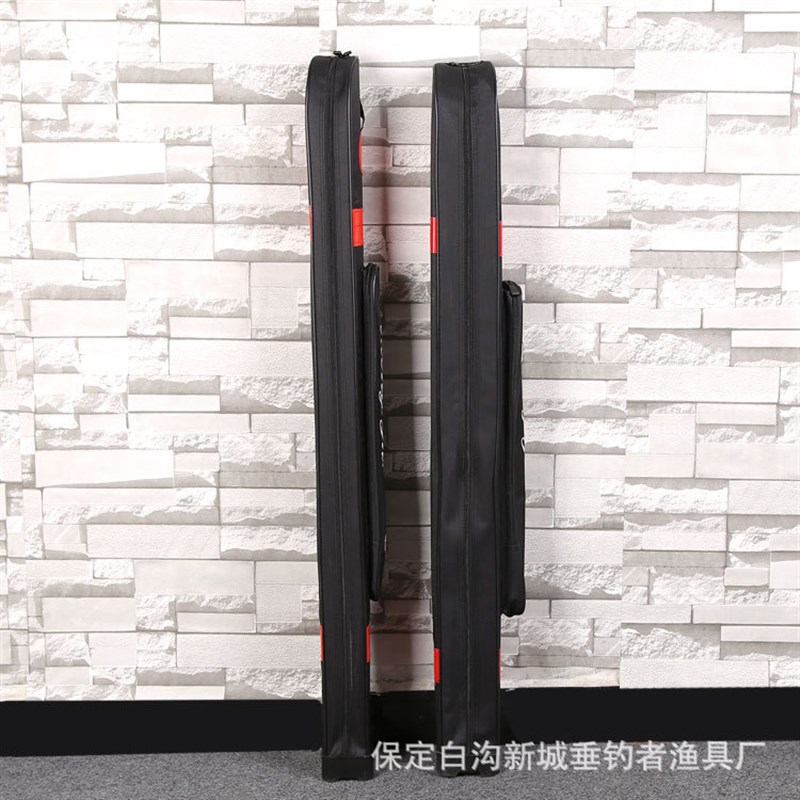 现货包邮鱼竿包1.25米硬壳渔具包鱼具包鱼包鱼杆包钓竿包防水钓鱼