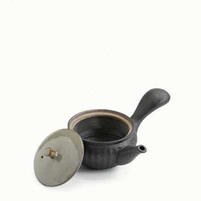 新厂促粗陶向阳侧把壶煮茶壶日式功夫茶具内置过滤网泡茶器家用品