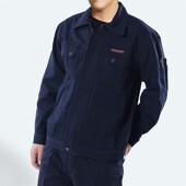 耐磨耐脏牛仔工作服套装 男秋冬加厚电焊工工装 厂服劳保服耐烫工衣
