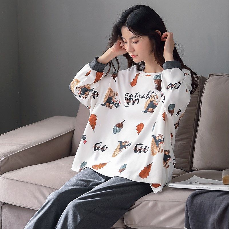 睡衣女款秋季长袖2024年新款休闲运动高级感家居服春秋款套装