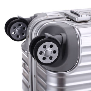 时尚款拉链式女行李箱铝框万向轮拉杆箱男经典款旅行箱密码登机箱