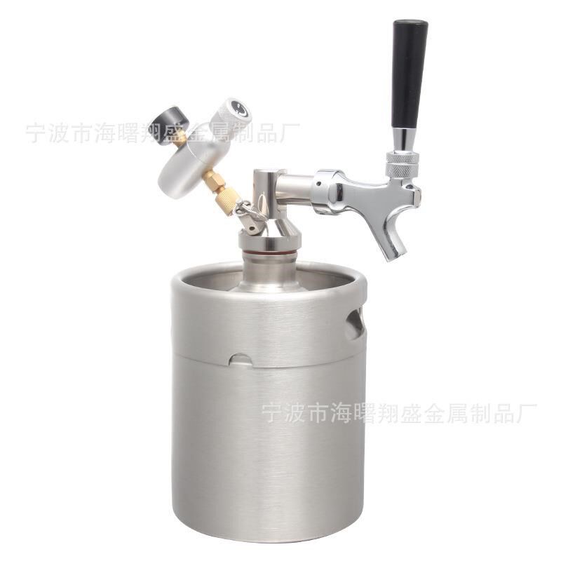 小众高货3.6L精酿家酿啤酒酒桶304不锈钢打酒器迷你小桶不可调龙