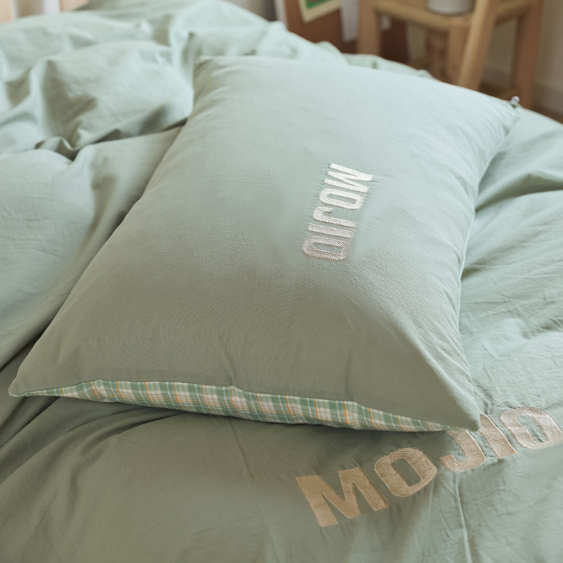 学生宿舍床上三件套全棉纯棉上下铺单人床单被套被褥Y一整套六件