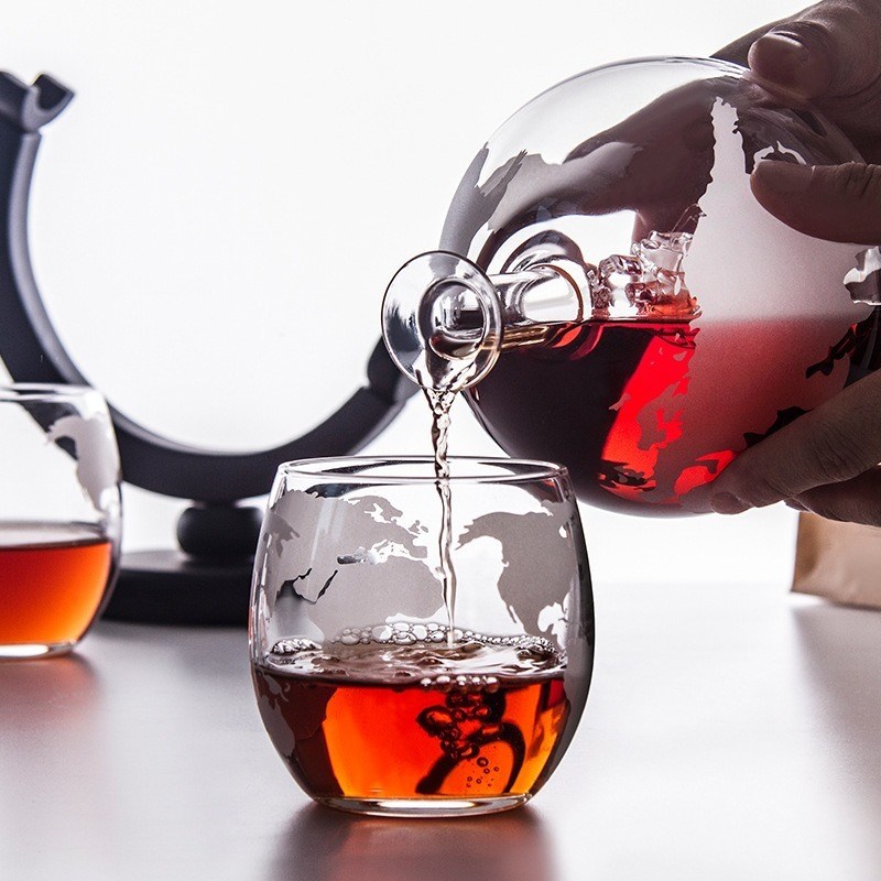 графин для виски Wine bottle Globe Whiskey Dec
