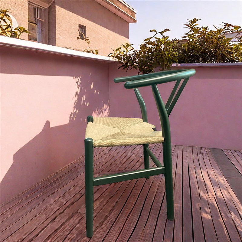 设计原木椅子CarlHansen  CH24艺术凳轻奢家用叉骨椅简约意式餐椅