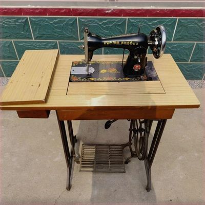 速发缝纫机脚踏式缝纫机看好下单老式缝纫机半新半旧 不包邮