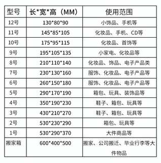 新品整袋9/10/11/12号纸y箱三层五层打包特硬快递纸箱包装盒子定