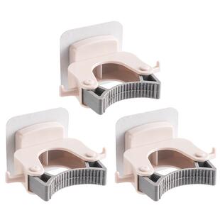 新款墙上免打孔拖把架扫把架卫生间拖把挂钩壁挂拖把夹神器拖布夹