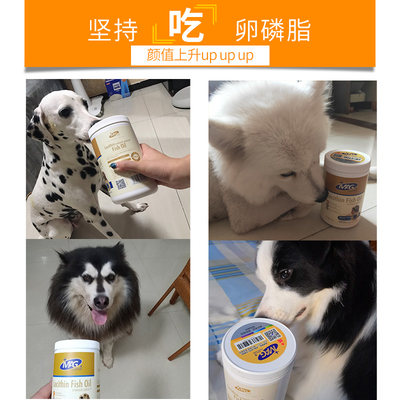 MAG鱼油卵磷脂狗狗用美毛爆毛粉猫咪牛磺酸宠物营养品蛋黄软磷脂