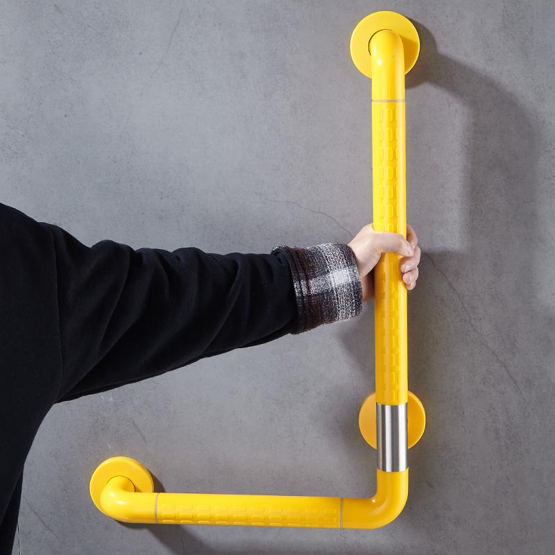 卫生间浴室防滑L型栏杆马桶淋浴厕所老人残疾人安全墙壁楼梯扶手