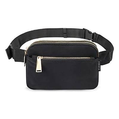 速发Fashion Men Women Waist Bag Casual Fanny Pack Purse Larg