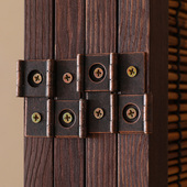 新中式 屏风隔断玄关客厅茶室酒店铺禅意复古怀旧民俗实木芦苇屏风