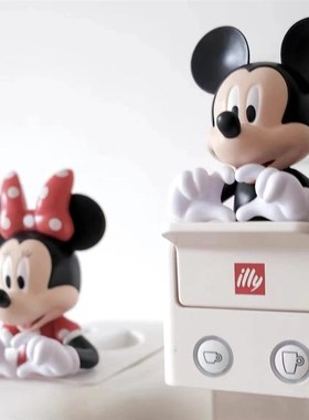 创意卡通可爱米奇米妮摆件潮流手办桌面玄关车载装饰摆件生日礼物