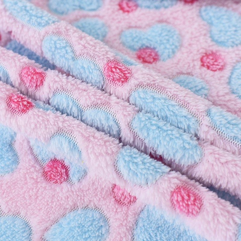 现货双面珊瑚绒胶印爱心点点 法兰绒提花绒M布 睡衣宠物垫毛毯面,纺织面料/辅料/配套,绒布,淘宝优惠券,粉丝福利购,淘宝优惠卷