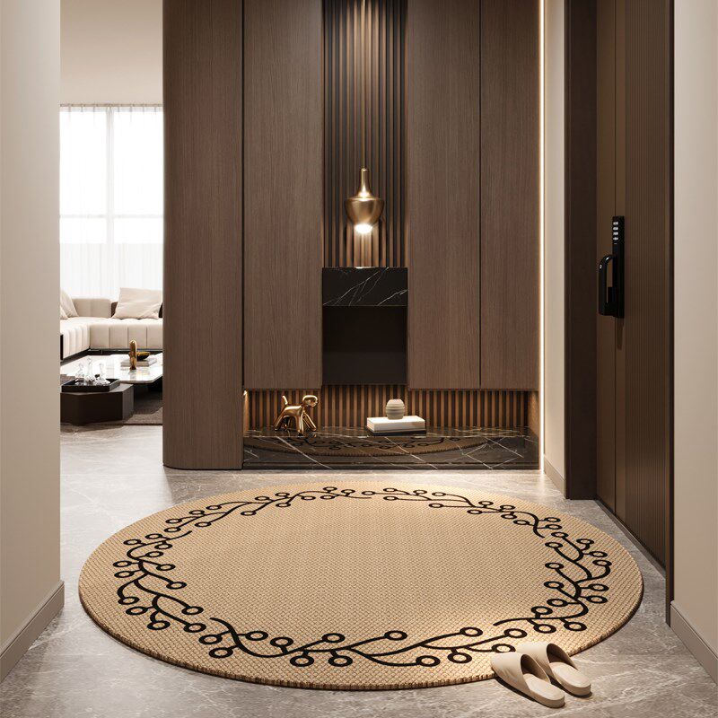 圆形入户门地垫门口地毯门垫客厅进门垫子新款家用高级脚垫防滑,居家布艺,入户地垫,淘宝优惠券,粉丝福利购,淘宝优惠卷