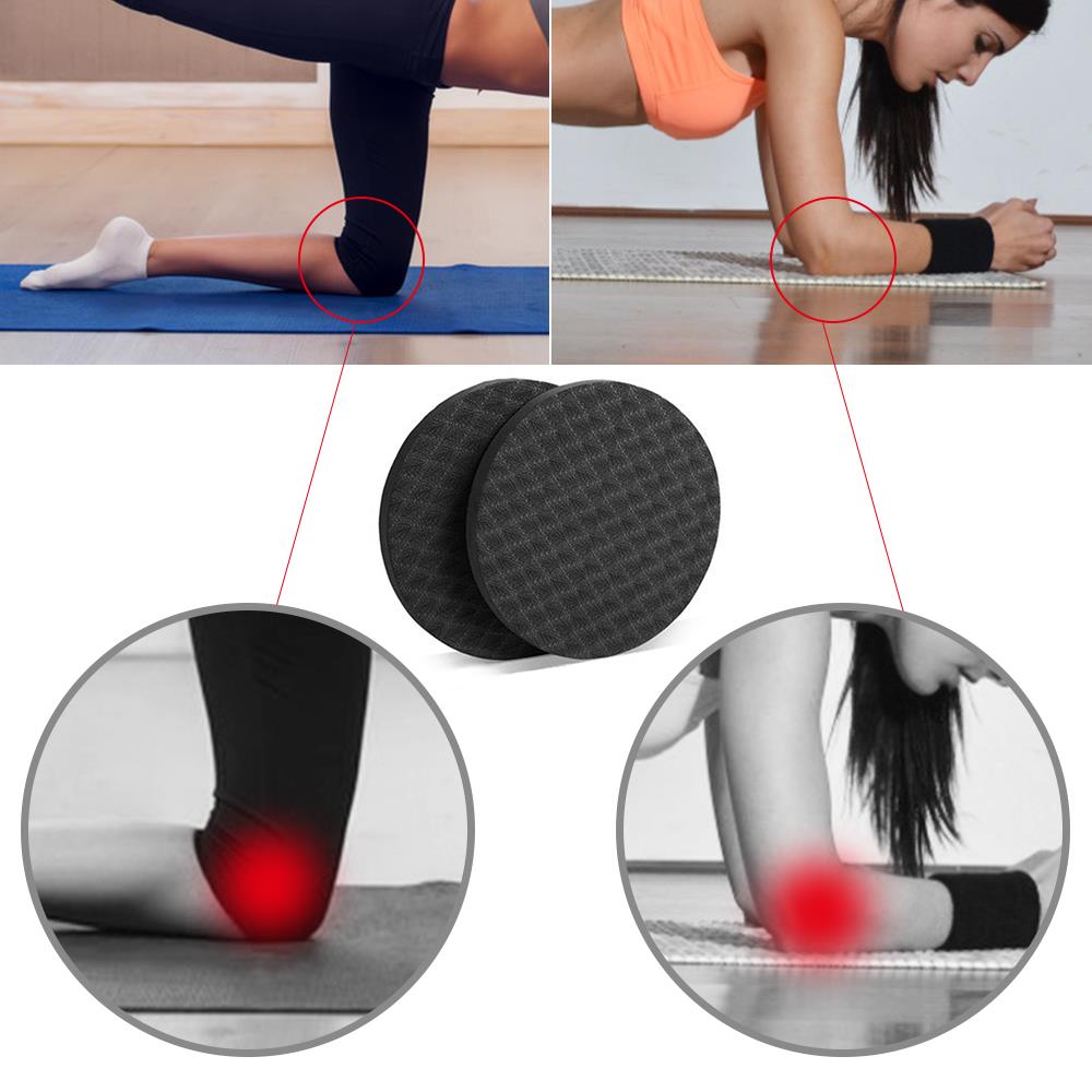 速发1Pair Anti-slip Yoga Mat Cushion Portale Fitness Exercis