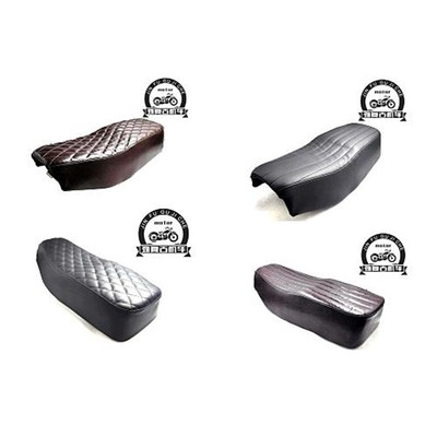 GN125摩托车复古座垫 高品质表皮坐垫 63cm原装长度手工车缝鞍座